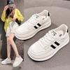 Little White Shoes Women's New Autumn Muffin Thick Soft Sole Student Versatile Sports and Leisure Women's Shoes Board Shoes