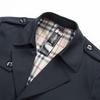 ROMON Мужской тренч средней длины в стиле business casual LMYC2128