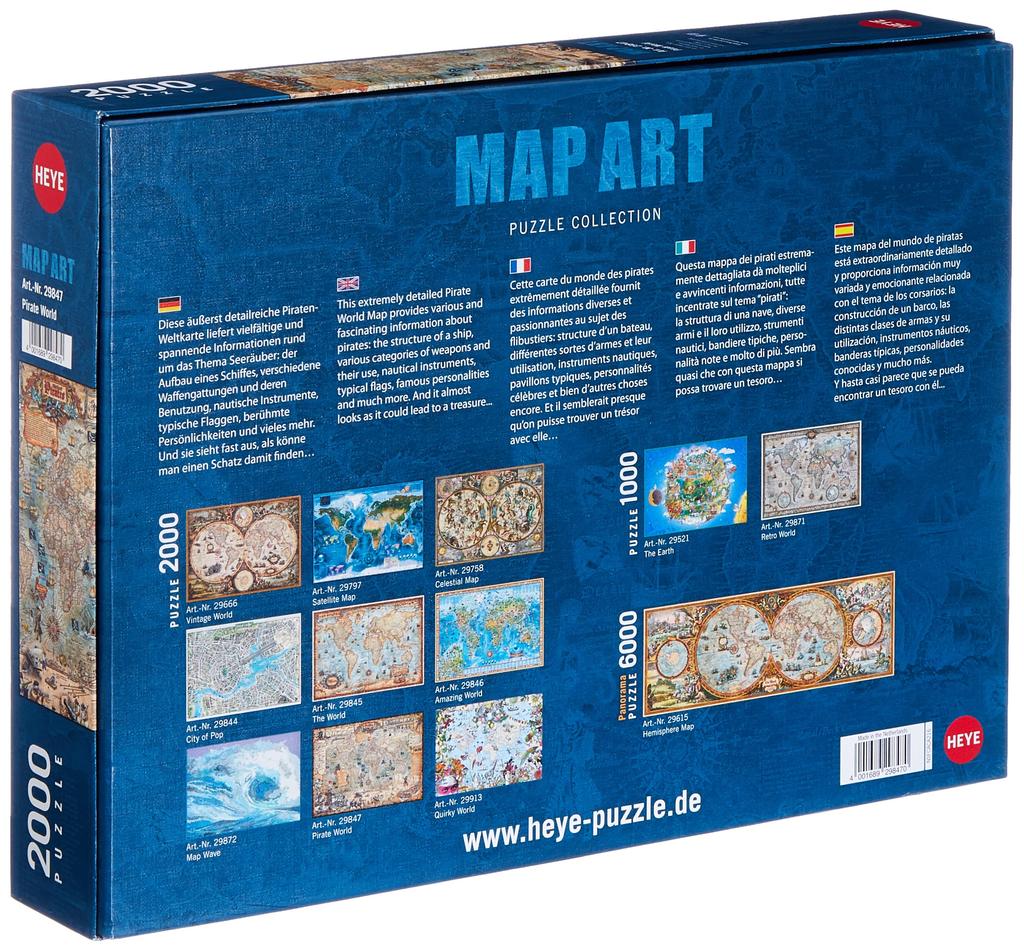 2000 Piece HEYE Puzzle 29847 Rajko Pirate World Zigic