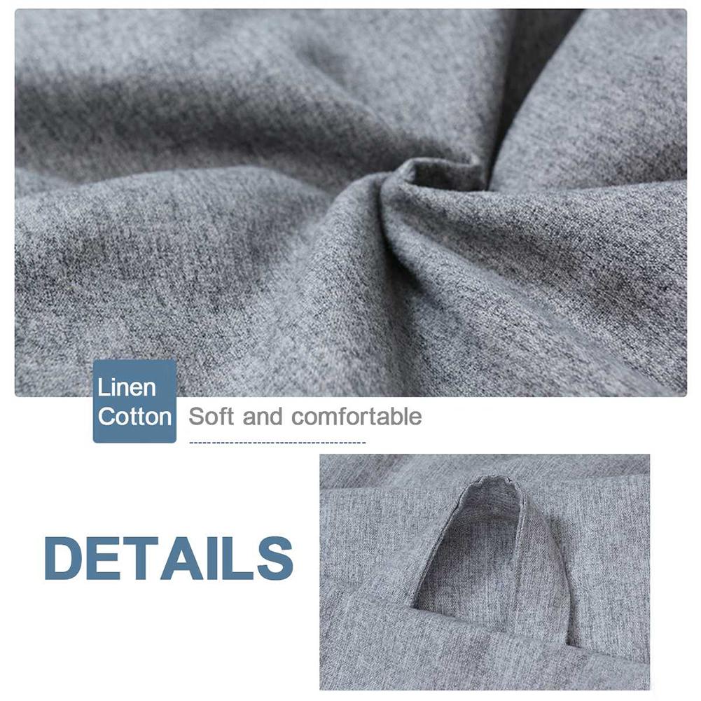 Взрослые Дети Чехол для кресла-мешка Большой Ленивый Диван Чехол для кресла без наполнителя Хлопок Лен Кресло-мешок Сиденье Размер S