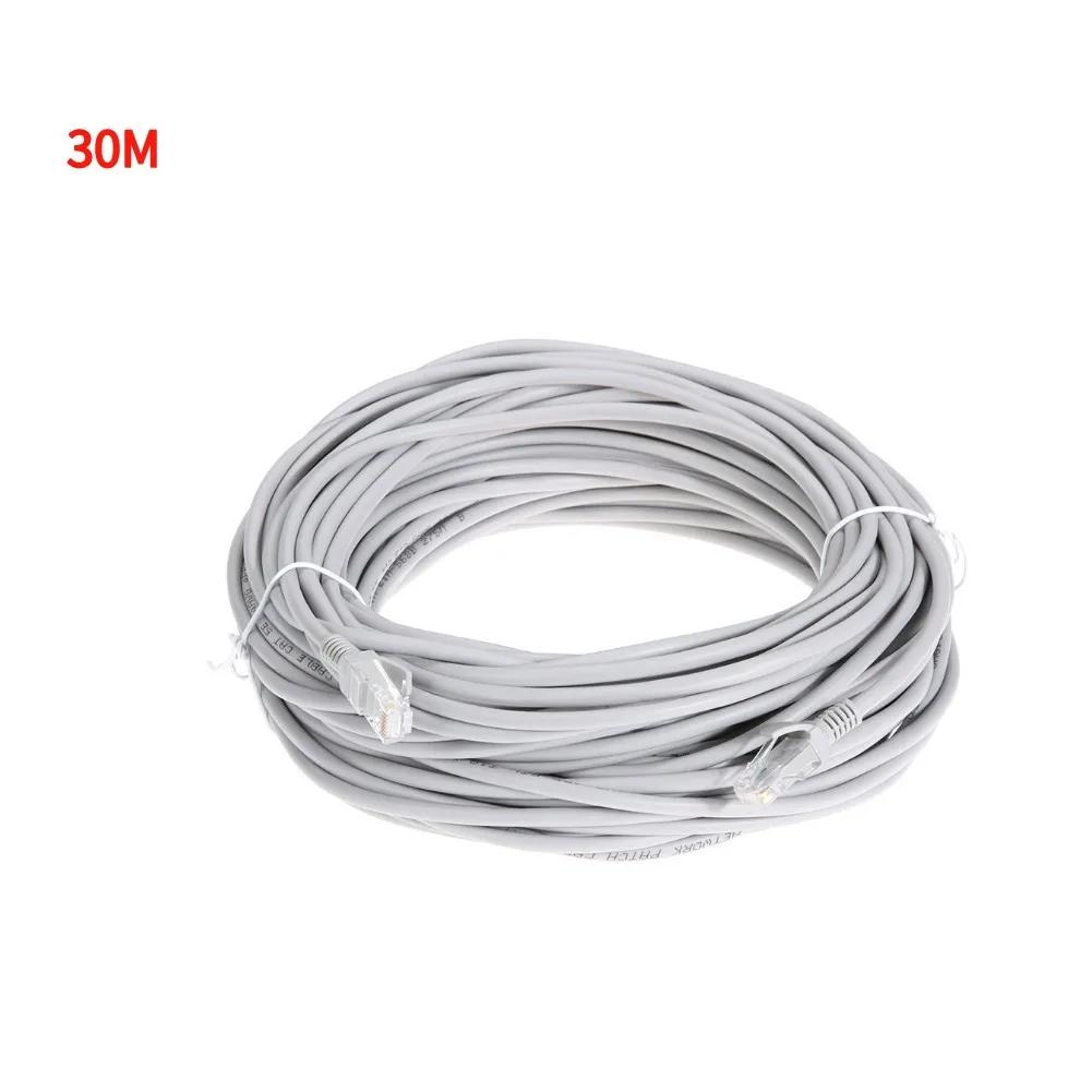 1/2/3/5/10/15/20M Ethernet-кабель Высокоскоростной RJ45 Интернет-кабель LAN Сетевой провод Интернет-шнур-лидер Роутер Компьютерный кабель