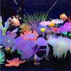 Artificial Coral Reef Aquarium Stones Shiny Luminous Mushroom Lotus Leaf Decorating Fish Tank