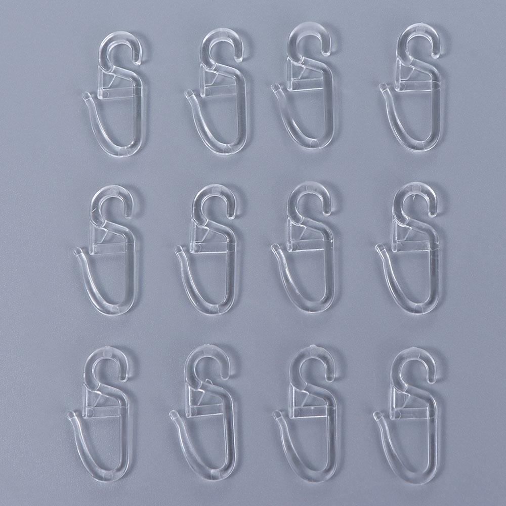 20 шт. прочные шторы фиксация домашнего декора скользящие крючки шторы аксессуары настенные кольца крючки для штор