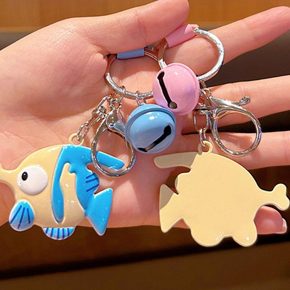 Wrist Strap Clown Fish Key Chain Anti-lost Anime Cartoon Key Charm Jewelry Accessories