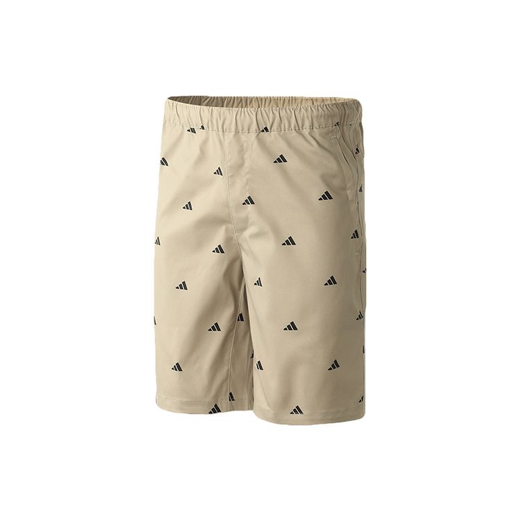 adidas Шорты со сплошным логотипом, мужские штаны, коричневые GJ5105