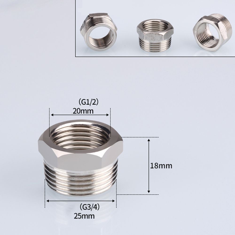 Тройник переходной с резьбой 1/2" 3/4" (внутренняя/наружная) тип Т BSP Нержавеющая сталь Угольник Адаптер стыковой Адаптер Муфта Фитинги для сантехники