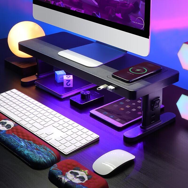 Подставка для монитора с беспроводной зарядкой