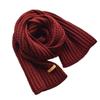 Ins Harajuku Style Coarse Wool Knitted Scarf Women's Winter Korean Version of The Wild Warmth Japanese Students Solid Color Scarf Trend