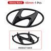 ABS Car Steering Wheel Logo Emblem Cover Badge For Hyundai Elantra Sonata Tucson I30 I20 Accent Genesis Tiburon Kona Tiburon AG3
