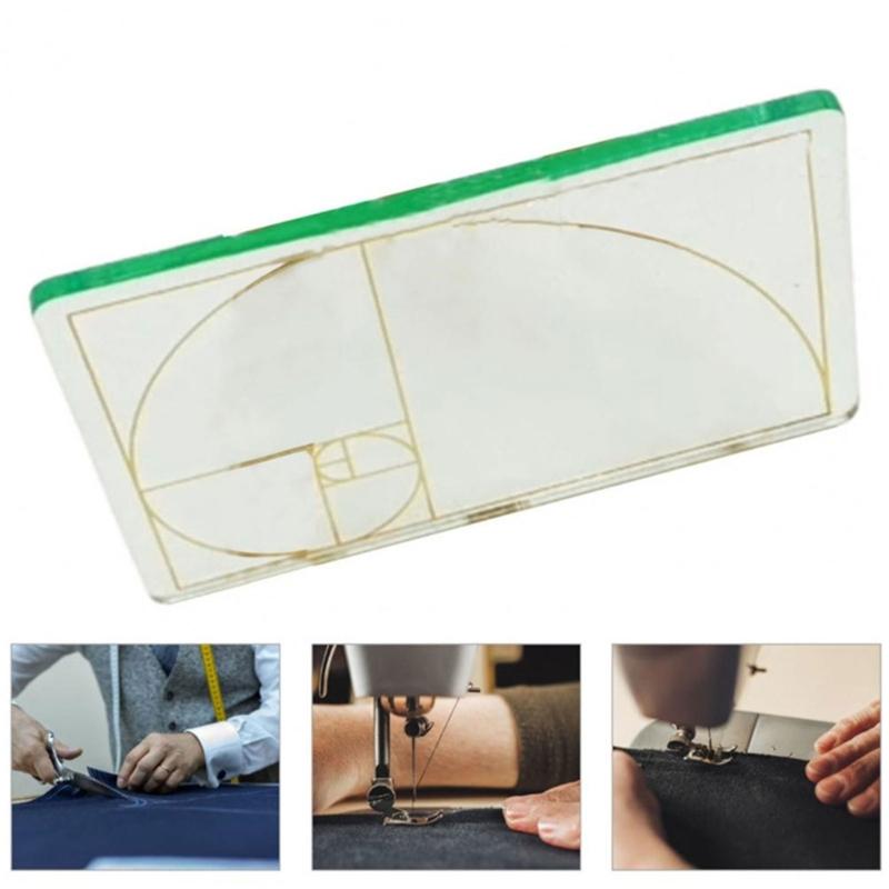 Средство просмотра золотого сечения, портативный искатель видов композиции Фибоначчи, инструмент для просмотра масштаба фотографии, размер кредитной карты