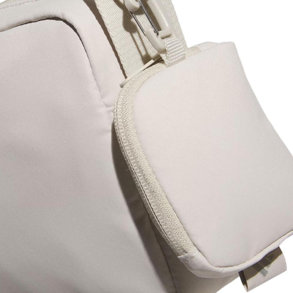 New Adidas Recycled Polyester Shoulder Bag, Crossbody Bag Mini Unisex Light Gray IS9490