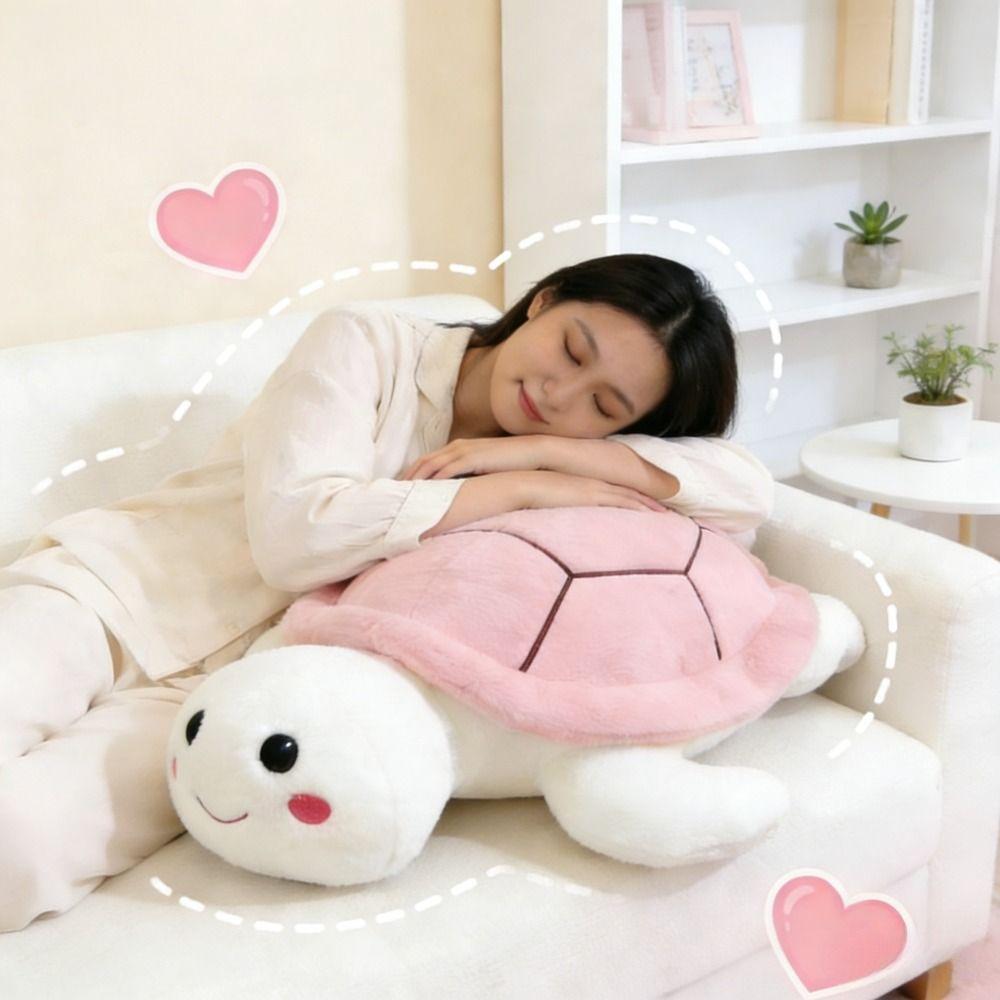 Soft Tortoise Plush Toys Fluffy Turtle Doll Throw Pillow Sea Turtle Stuffed Doll Children Gift