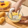 Manual Potato Masher Durable Potato Ricer Kitchen Vegetable Masher With Non-Slip Handle Fruit Juicer Kitchen Gadgets