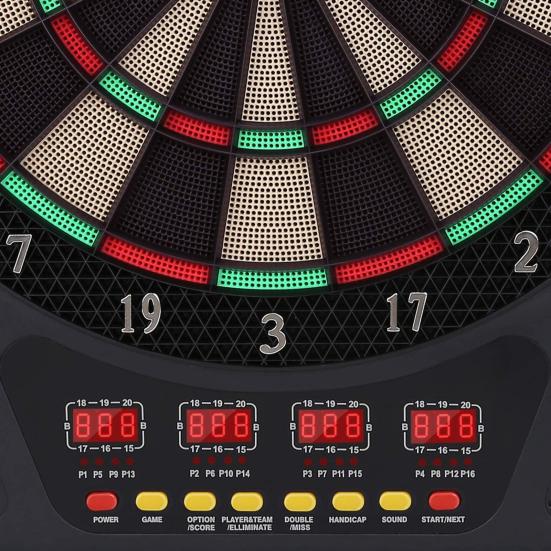 Электронная мишень для дартса с ЖК-дисплеями, более низкий показатель отскока, компактный дизайн, питание от батареек, цифровая программа