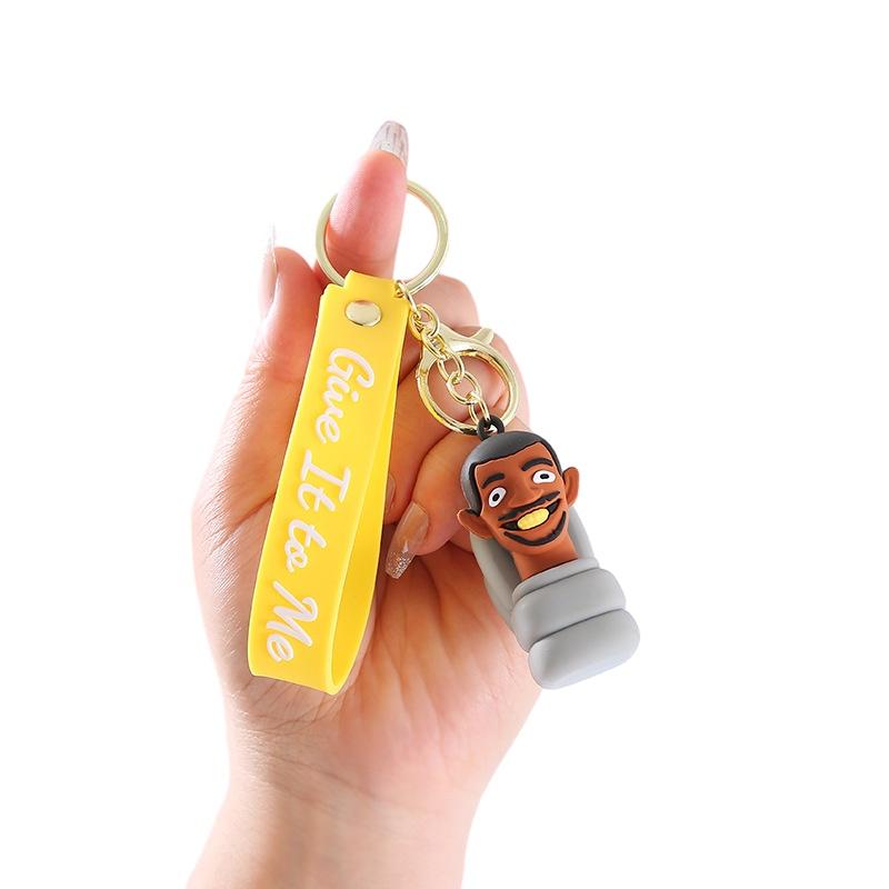 Cartoon Music Guy Keychain Perfect For Business/advertising/conference Gifts Pvc Soft Gel Material