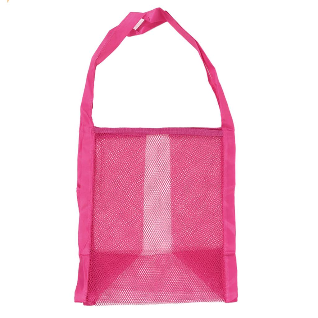 Outdoor Protable Mesh Bag Handbag Kids Toys Storage Bags Swimming Large Beach Bag For Towels Cosmetic Makeup Organizer