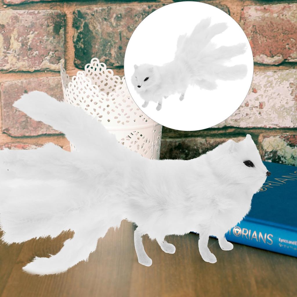 Homoyoyo Моделирование Лисы Украшение Лисы Искусственная Фигурка Лисы Подушка Лиса Фигурка Лисы Модель Лисы Фея Девятихвостый Девятихвостый