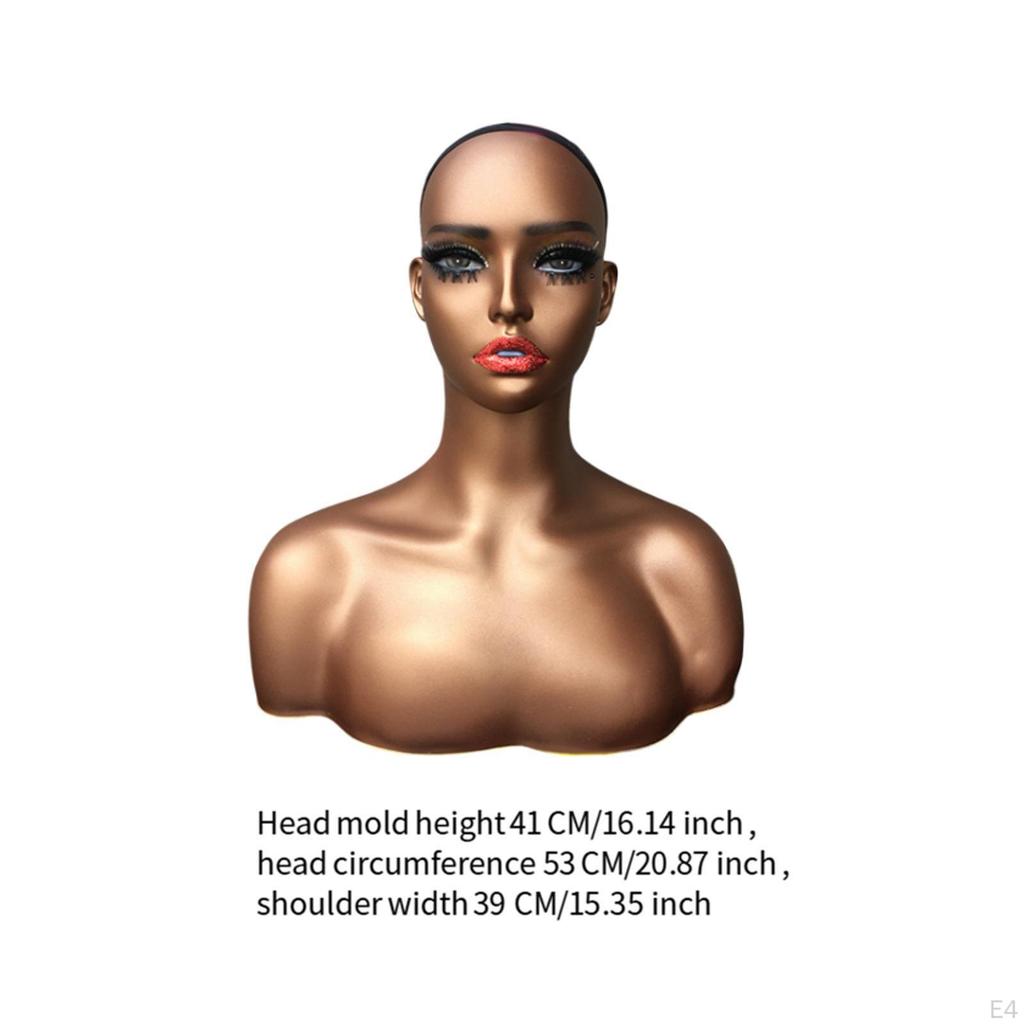 Женская голова-манекен, подставка для дисплея для и аксессуаров
