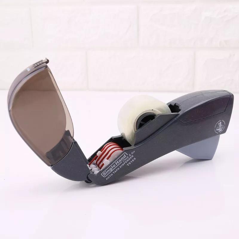 Auto Tape Dispenser Suitable for Tape<20mm One Press Handheld Adhesive Holder Packaging Cutter Tools Sealing Machine