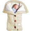 Warm Baby Sleeping Bag, Suitable for Newborn Knitted Wool Swaddle Blankets
