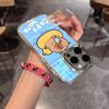 Милый чехол для телефона с капибарой для iPhone 17 Air 16 15 14 13 12 11 Pro Pro Max Plus Прозрачный мягкий чехол