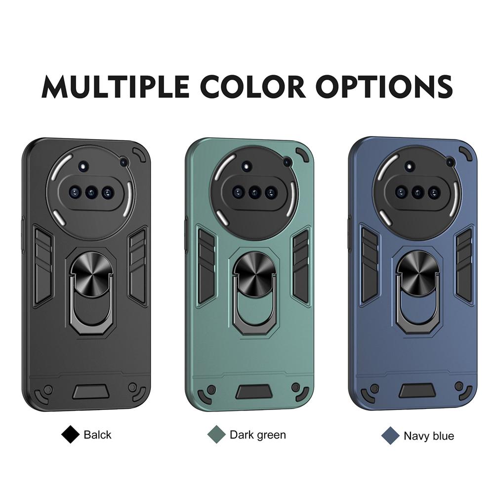 KEYSION Противоударный бронированный чехол для Nothing Phone 3A Мягкий силикон + защитное кольцо для камеры ПК Чехол-подставка для телефона Nothing Phone3A