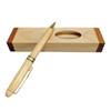 Wood Ballpoint Pen Set With Pencil Case Ergonomic Grip Wood Signing Pen with Metal Pen Clip For Professional Collectors