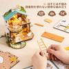 Rolife 3D головоломка кукольный домик своими руками светодиодный 3D головоломка ручной работы комплект для сборки кукольного домика деревянная головоломка иллюстрированные инструкции в комплекте вход интерьер