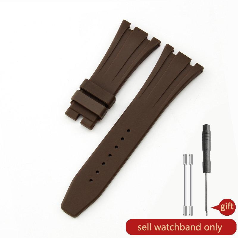 Силиконовый ремешок для часов AP Aibi 15400 серии Royal Oak, водонепроницаемый, влагостойкий, резиновый ремешок для часов, мужские аксессуары, 26мм27мм28мм