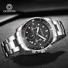 OCHSTIN Man Multifunctional Quartz Movement Stainless Steel Wristwatch Luxury Men‘s Waterproof Luminous Hands Watches