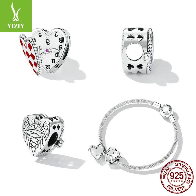 Fairy Tale Magic Clock Handmade Diy Beads, Switch Structure Love Checkerboard Beaded Accessories