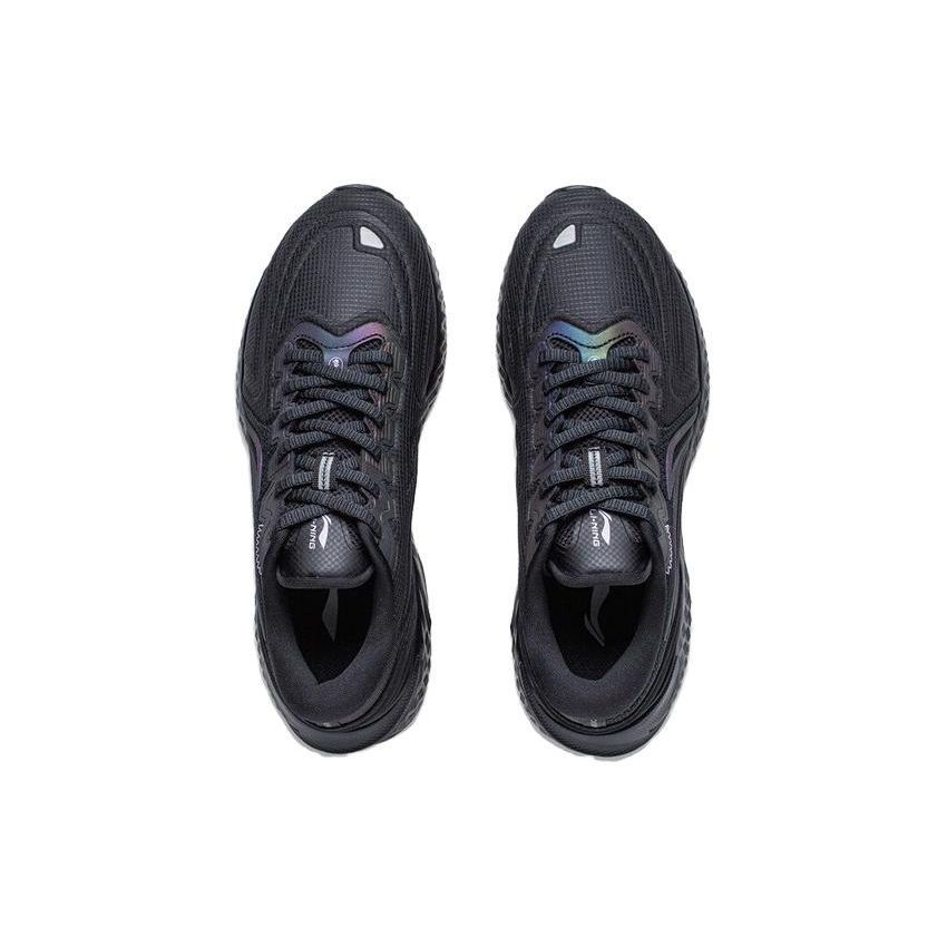 Кроссовки женские Li Ning Protective Cloud Shock Absorbing Non-Slip Wear-Stick с низким верхом, черные ARST058-1
