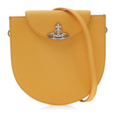 Женская сумка Vivienne Westwood S Saffiano Полумесяц Седло кросс-боди 43030094 L001n E401