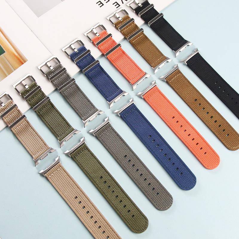 Stylish Nylon Braided Strap for Samsung Watch8 - Casual & Business
