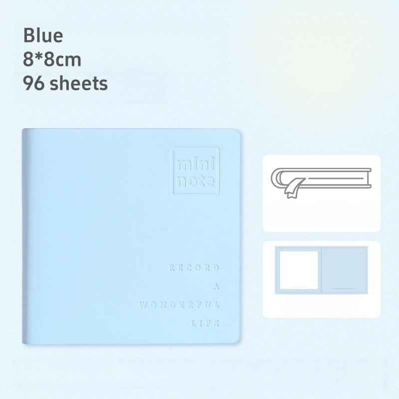 Кремовый цвет Мини-заметка Портативный Memo 96 Листов Чистые Внутренние Страницы Записи Блокнот Для Офиса Школы Штамп