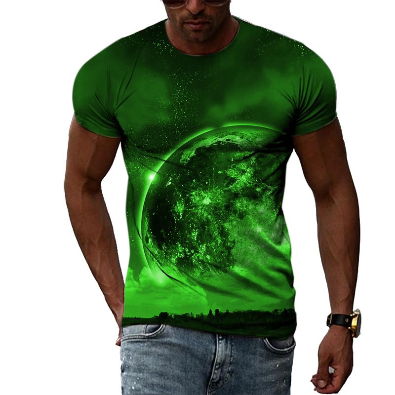 Летняя мода Красивые футболки с художественной графикой для мужчин Повседневная красивая футболка с 3D-принтом в стиле Харадзюку Хип-хоп Уличный стиль Уличная одежда