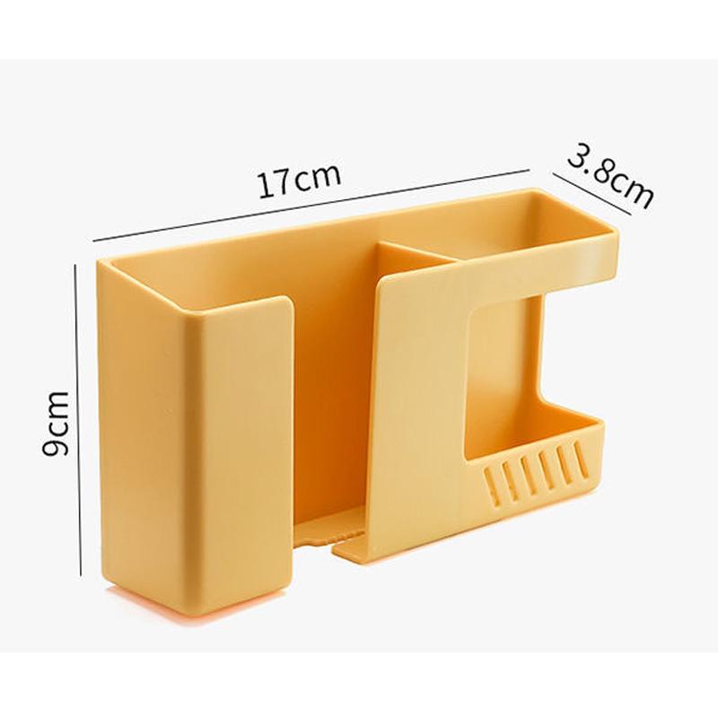 Держатель для мобильного телефона без перфорации, настенное крепление, подставка, органайзер с дистанционным управлением, ящик для хранения, прикроватная контейнерная стойка для зарядки