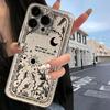 Чехол для телефона 'Свежая Луна Звезда' для iPhone 16 15 14 13 12 11 Pro Max X XR XSMax 7 8 Plus 16E SE20 Прозрачная крышка