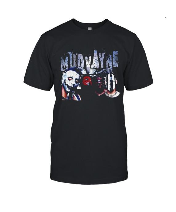 Свободная унисекс футболка в стиле тура Mudvayne L.D.50 2000-х годов, Ретро концертный мерч