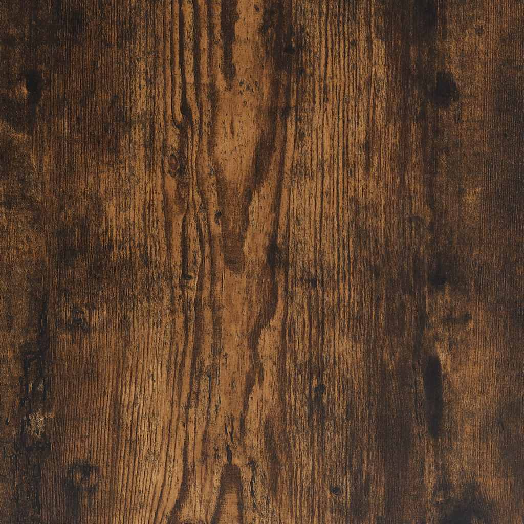 Radiator Cover Smoked Oak 149 x 20 x 82 cm Engineered Wood
