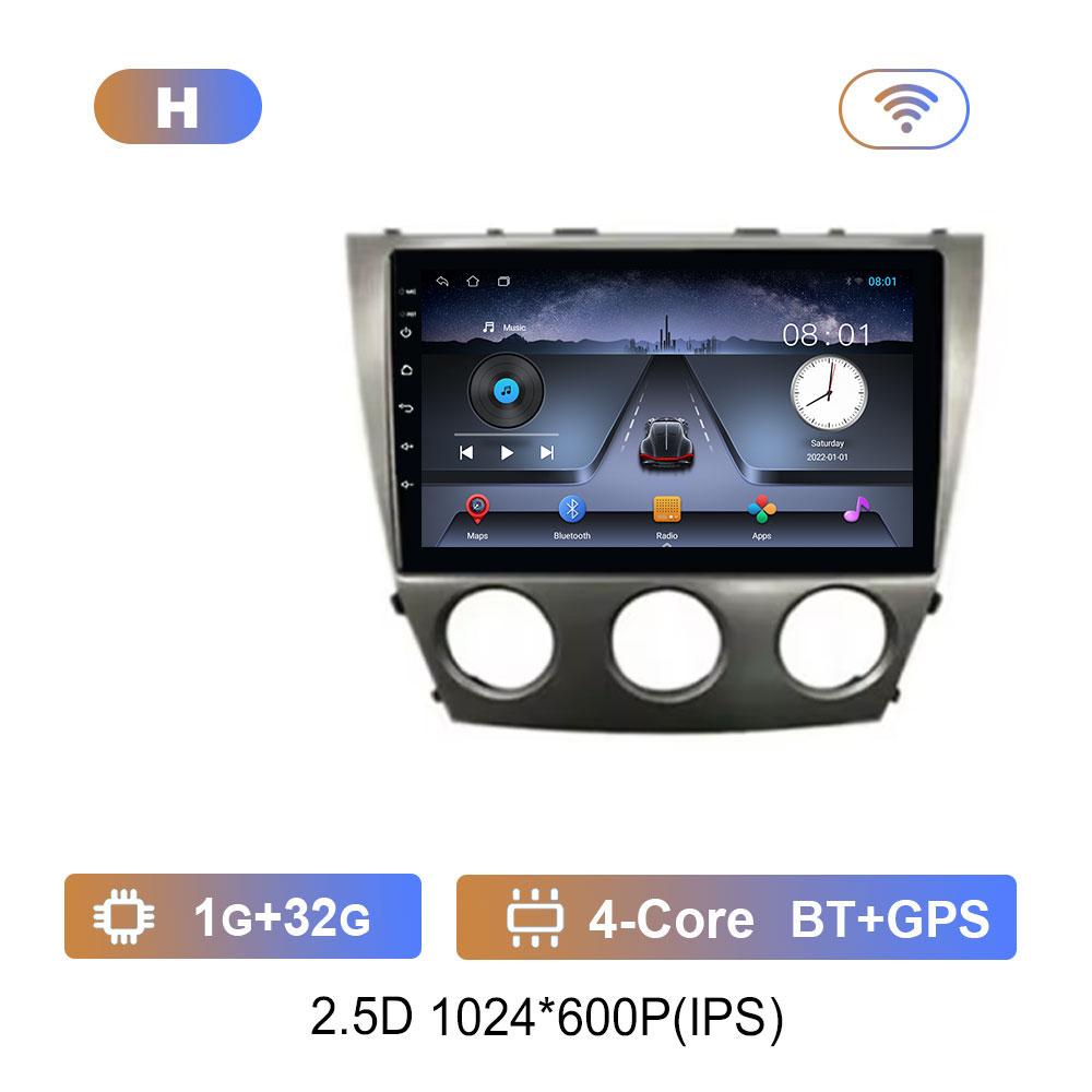 Android 14 WiFi для Toyota Camry 40 2006 - 2011 Навигация GPS Автомобильный видеомультимедийный проигрыватель 4G Bluetooth DSP Стерео Разделенный экран