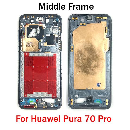 Оригинал Для Huawei P20 P30 P40 P50 P50E P60 P70 Pro Plus Ultra Art Средняя Рамка Корпуса Передняя Рамка LCD Защитная Крышка С Боковой Кнопкой