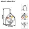 Huitan Three Tone Tulip Shaped Drop Earrings for Women Elegant Wedding Party Trendy Metal Accessories Fresh Style Chic JewelryGood product