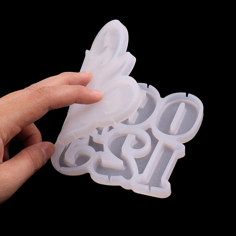 Силиконовая форма для моделирования в форме цифры, украшение для торта на день рождения, форма для выпечки