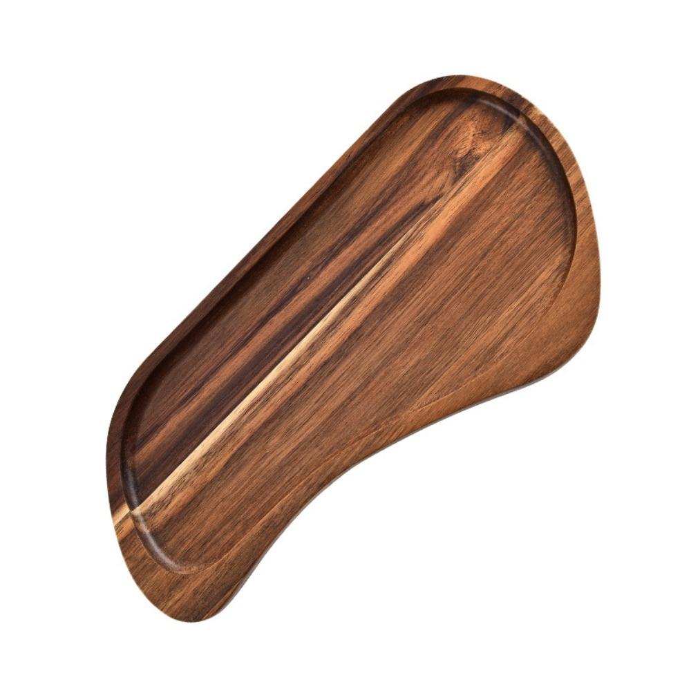 Изолированный деревянный поднос, доска для сыра в японском стиле, домашний декор, поднос для чая, гостиная