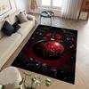 1pc Red Light Ball Area Rug, Slip-Resistant, Easy-Clean, Stain-Resistant, Perfect for Cozy Living Rooms, Bedrooms, Kitchens, Offices, and Ho