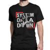 Гордая Футболка System Of A Down для Мужчин Женщин Металлическая Музыкальная Футболка с Коротким Рукавом Круглый Вырез 100% Хлопок Одежда