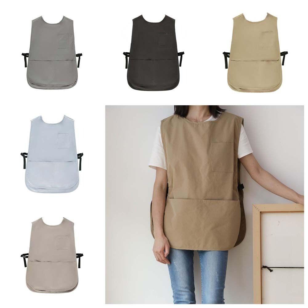 Adjustable Household Kitchen Apron Japanese Salon Barber Cape Waterproof Work Clothes  Dining