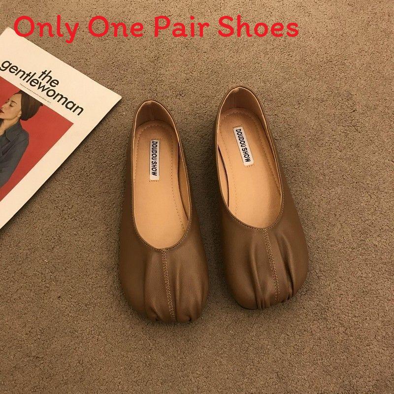 Plain Toe Loafers For Women With Soft Pu Insole Casual Spring Shoes