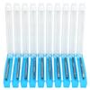 10Pcs Tap Drill Straight Flute High Speed Steel Bottom Machine Hardware Tools M2 W6542